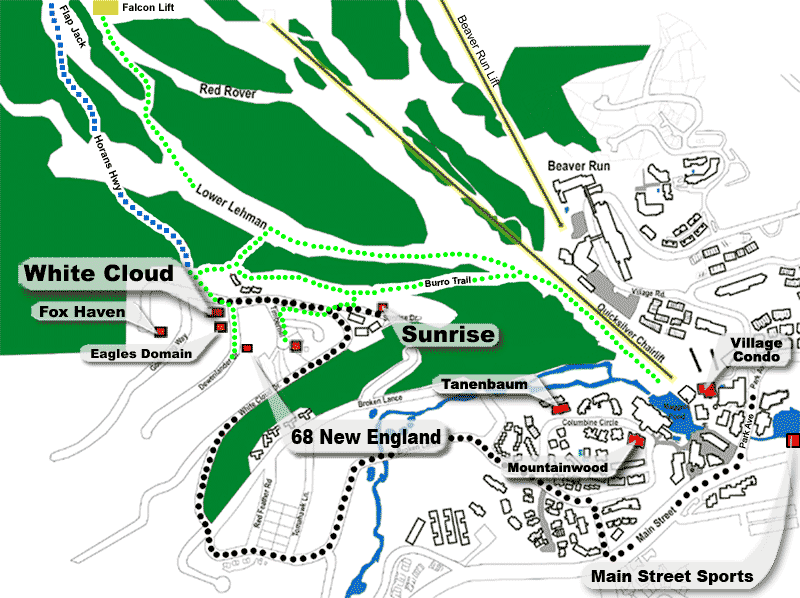 breckenridge vacation property map