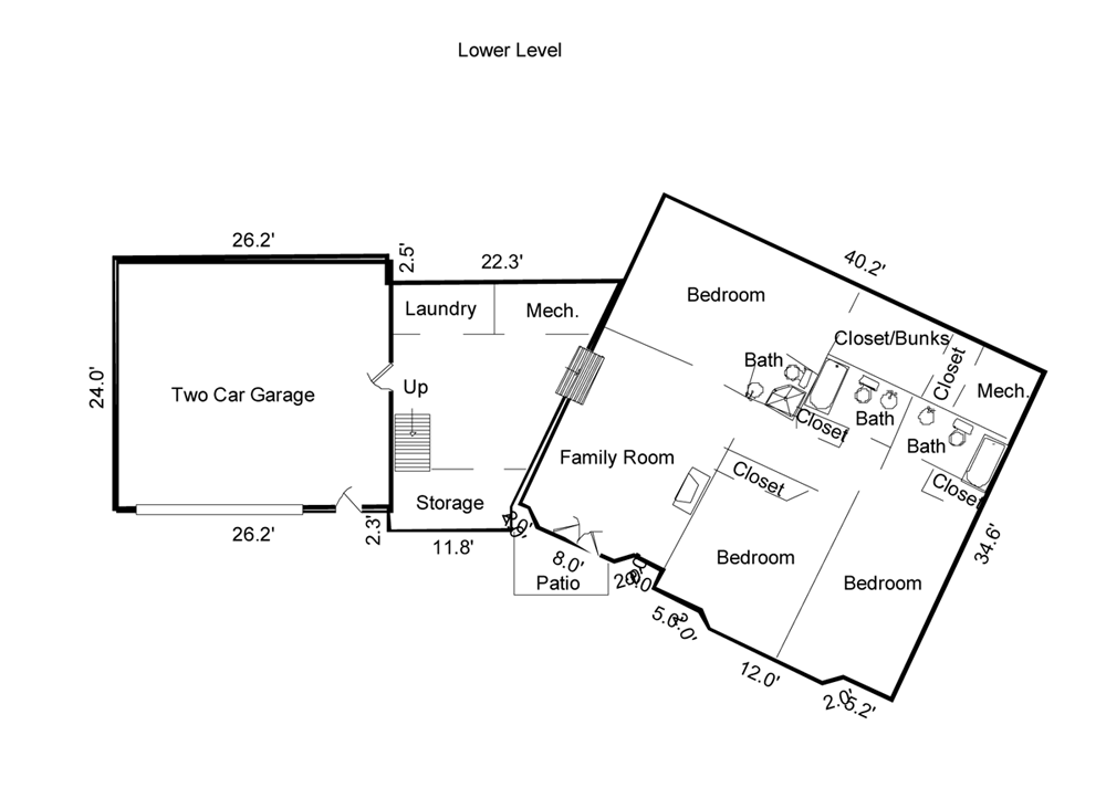 Lower Level Floor Plan
